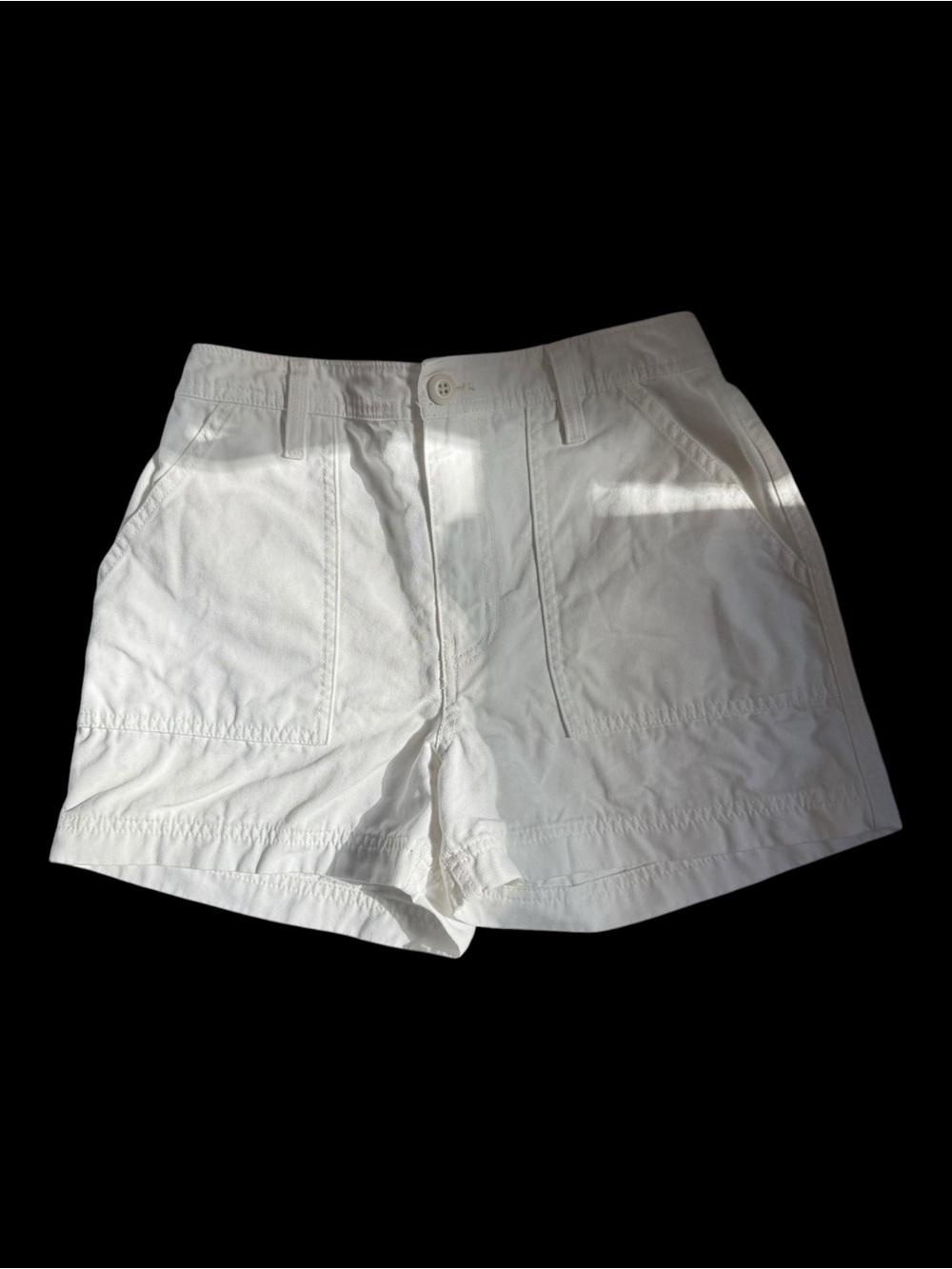 Vans Off The Wall White Utility Canvas Shorts |‎ Size 28